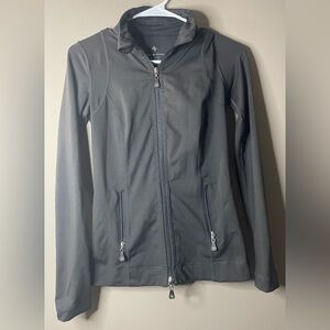 Adrienne Vittadini Black Utility Jacket with Stand-Up Collar women’s Size XS